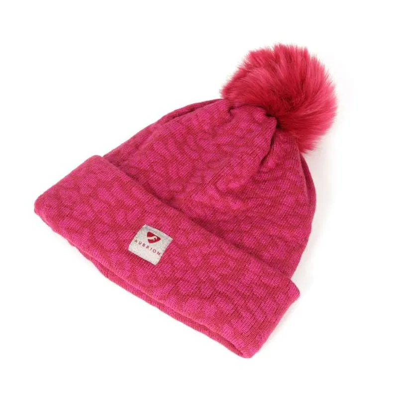 Aubrion Fleece Lined Bubble Hat Cerise